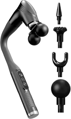 Immagine prodotto di Massaggiatore per la schiena - Stimolatore muscolare - Rilassamento muscolare - Funzione riscaldante - 356 cm - Nero