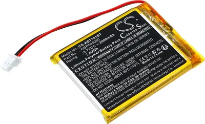 Produktbild von TECHTEK Akku Kompatibel mit [Abus] TVAC16001 Ersetzt GSP505060