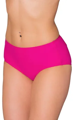 Produktbild von Aquarti Damen Bikinihose mit Mittelhohem Bund , Farbe: Pink, Größe: 46