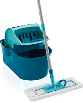 Obrázok produktu pre Leifheit 55092 Mop z mikrovlákna 8000 ml Suché a mokré čistenie Mikrovlákno Modrá, Sivá