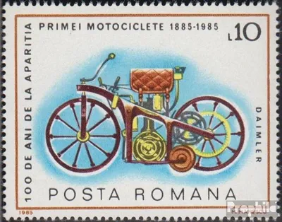 Produktbild von Briefmarken Rumänien 1985 Mi 4171 (kompl.Ausg.) postfrisch 100Jahre Motorräder
