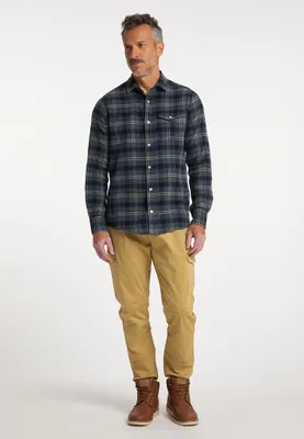 Image de Chemise pour hommes SAPORTA - bleu marine, taille XXL