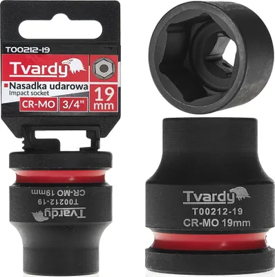 Obrázek produktu pro TVARDY Rázová nástrčná hlavice 3/4", 19 mm, CrMo - T00212-19