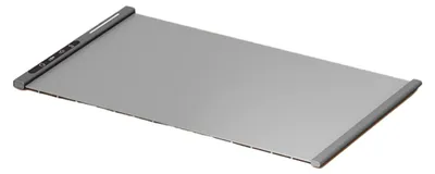 Productafbeelding van Zimilo Elektrische siliconen warmhoudplaat, rollende warmhoudmat voor voedsel met 8 temperatuurstanden, flexibele bordenwarmer, 67 x 38 cm, grijs