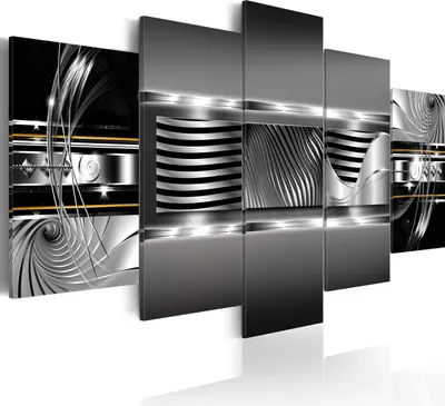 Produktbild von Modernes Wandbild 020101-254 (150x75) - 5 Teilig Bilder Fotografie auf Vlies Leinwand Foto Bild Dekoration Wand Bilder Kunstdruck Abstrakt