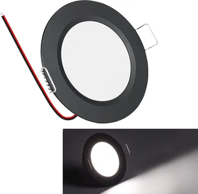 Produktbild von 6x DC 12V LED Strahler Einbaustrahler Wohnmobil LED Spot Dimmbar, Flach LED Decken Spots,3W 15LEDs  Deckenspots für RV Boot Wohnwagen Schrank,Kaltweiß
