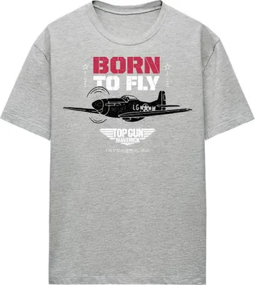 Produktbild von Top Gun - "Born To Fly" T-Shirt für Damen TV28432 (XXL) (Sportliches Heather)