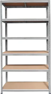 Obrázek produktu pro ENPRAG Policový regál do skladu a dílny RHU4080/6/150, 2000x800x400 mm, barva modrá + 6x police dřevotříska