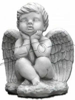 Produktbild von Grabschmuck Grab Stein Dekoration Engel Figur Skulptur Gott Heilig 24cm Deko 436