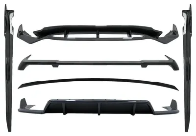 Produktbild von Aero Bodykit für BMW X5 G05 2018-2022 M-Tech Black Knight Design Kohlefaser.