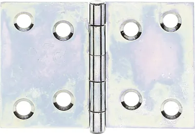 Image de Alberts 850531 Charnière, large, galvanisée sendzimir, 50 x 75 mm, set de 20 pièces