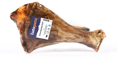 Imagen del producto de Lutopets, costilla de ternera para perros – aproximadamente 30 x 18 cm, 1 unidad – Hueso para masticar
