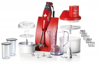 Image de Bamix Mixeur Plongeur Superbox M250 Rouge