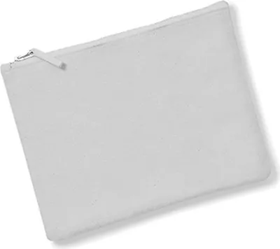 Produktbild von Westford Mill W530 | Canvas Accessory Pouch XS: 12x8,5, M: 22.5x16, L 28x20 - Farbe: Light Grey - Größe: L