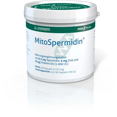 Produktbild von Dr. Enzmann MitoSpermidin® 90 Kaps Spermidin - MSE