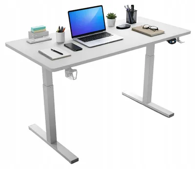 Produktbild von Ekspand | Schreibtisch - 120 cm - Höhenverstellbar 72-118 cm - Elektrischer Schreibtisch - Modernes Design mit Led