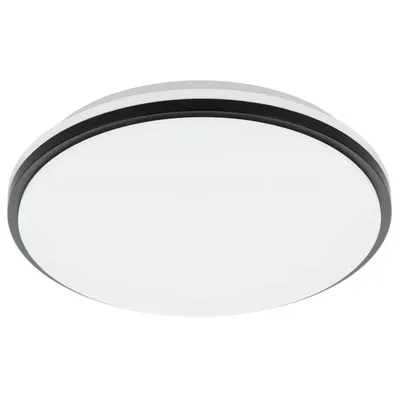 Immagine prodotto di Eglo 900366 PINETTO LED plafoniera per esterni 15,6W Ø340mm Bianco Nero bianco neutro IP44