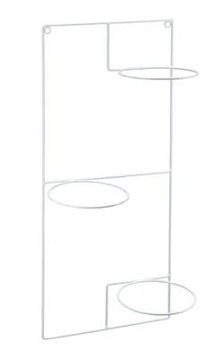 Zdjęcie produktu dla Kwietnik ścienny wiszący potrójny biały LOFT