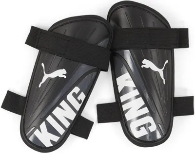 Productafbeelding van Puma Scheenbeschermers King Strap - Voetbalbescherming, zwart-wit, maat S
