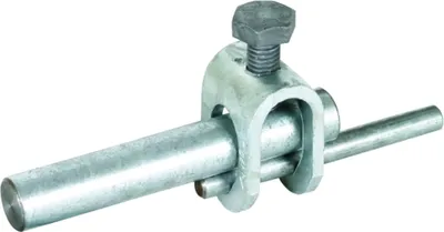 Produktbild von DEHN Stangenklemme, St/tZn, Rd 8-10, Rd 16mm, 1 Stk.