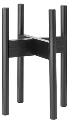 Image de Omgoods - Support pour pots de fleurs en bambou, réglable, pour intérieur et extérieur