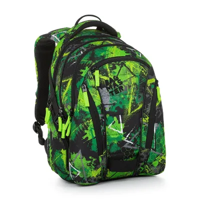 Produktbild von Bagmaster BAG 23 A Studentenrucksack - grün und schwarz