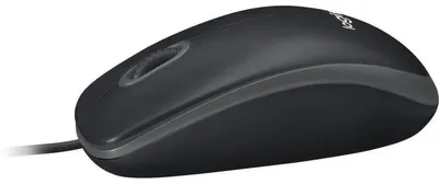 Produktbild von Logitech B100, Beidhändig, Optisch, USB Typ-A, 800 DPI, Schwarz