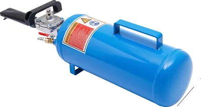 Image de Gonfleur de pneus, capacité de 8 litres, pression maximale de 145 PSI, couleur bleue