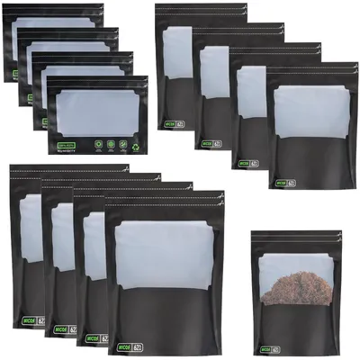 Aufbewahrungsbeutel 12 Stück, 30/100/120 g, luftdicht, wiederverwendbar