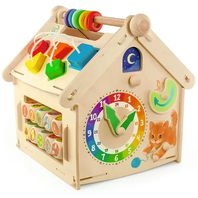 Obrázek produktu pro Vemkel dřevěná hračka Bizybord "House"