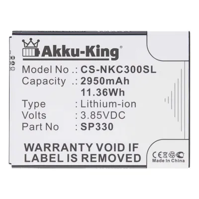 Akku fuer Nokia C3 2020 - 2950mAh