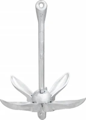 Obrázok produktu pre vidaXL Skladacia kotva Silver 1,5 kg z kujnej liatiny