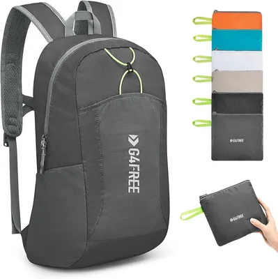 Leichtgewicht Faltbarer Rucksack 24L - Wasserabweisender Tagesrucksack für Wandern und Reisen