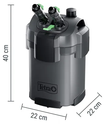 Produktbild von Tetra Aquarium Außenfilter EX 700 Plus - leistungsstarker Filter für Aquarien bis 200 L, schafft kristallklares fischgerechtes Wasser