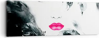 Produktbild von Bild auf Leinwand - Leinwandbild - Frau Abstraktion - 90x30cm - Wand Bild - Wanddeko - Wandbilder - Leinwanddruck - Bilder - Kunstdruck - Wanddekoration - Leinwand bilder - Wandkunst - AB90x30-3663