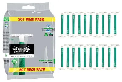 Image de (DE) Rasoir de précision jetable Wilkinson Sword Extra 2 pour hommes, 20 pièces