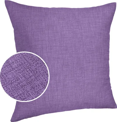 Produktbild von Dekokissenbezug MrJack Uni Lila 40x40cm Einfarbig Leinenoptik Sofakissen mit Reißverschluss