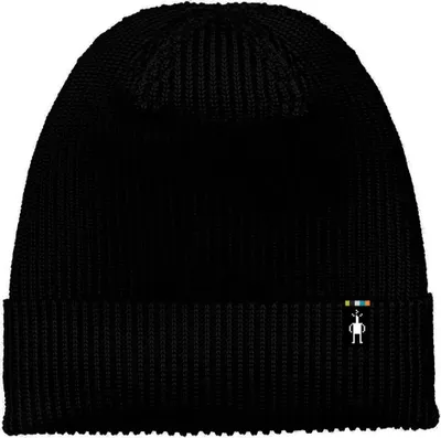 Image de Bonnet unie en Laine Smartwool, couleur noire