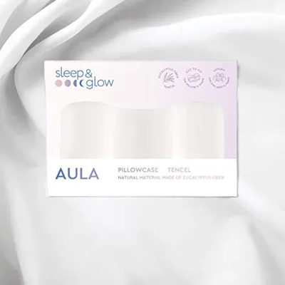 Productafbeelding van Sleep & Glow Aula Lyocell kussensloop voor haar en huid