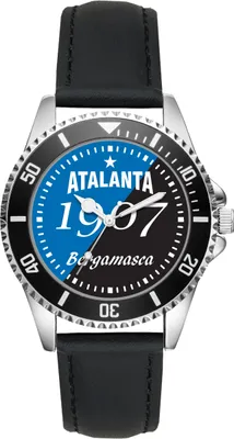 Produktbild von KIESENBERG Herrenuhr Armbanduhr Atalanta Geschenk Fan Artikel Zubehör Fanartikel Analog Quartz Uhr L-6064