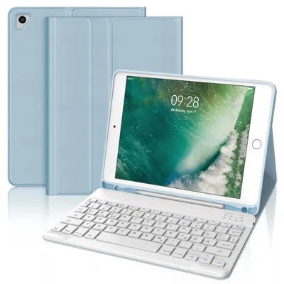 Produktbild von Hülle mit Tastatur für 6 5 Generation Tastatur 6 Generation Blau Einfarbig