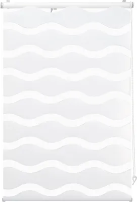 Produktbild von Doppelrollo Doppelrollo Wellen Duo-Rollo Klemmfix ohne Bohren Doppelrollo Welle 90x130cm Weiß