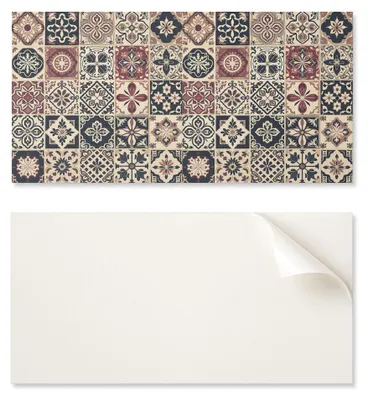 Produktbild von Selbstklebende Vinylplatte - Bürowanddekoration 120 x 60 cm Mosaikfliesenmuster
