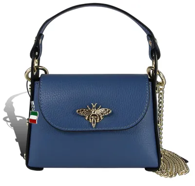 Immagine prodotto di Borsa Florence in pelle blu jeans D2OTF817F