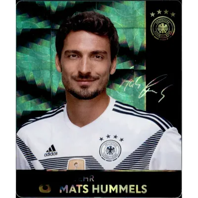 Immagine prodotto di 8 - Mats Hummels GLITZER - Carta collezionabile REWE WM18
