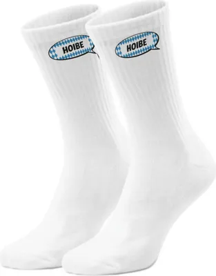 Produktbild von epicsocks Bayrischer Dialekt Hoibe Socken in 37-41 im Paar