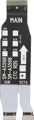 Zdjęcie produktu dla Samsung, oryginalny elastyczny kabel do płyty głównej Samsung Galaxy A55, czarny
