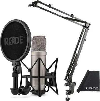 Produktbild von Rode NT1 5th Generation Mikrofon Silber mit K&M Gelenkarm