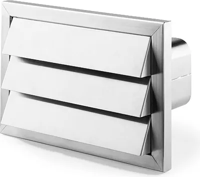 Image de Naber E-Jal flow 125 store extérieur, acier inoxydable - Technique de ventilation