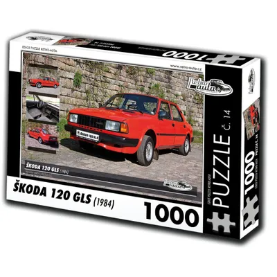Produktbild von RETRO-AUTA Puzzle Nr. 14 `koda 120 GLS (1984) 1000 Teile